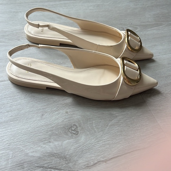 Mango Patent Sling Back Shoes - Picture 5 of 7